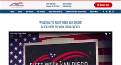 Desktop Screenshot of fleetweeksandiego.org